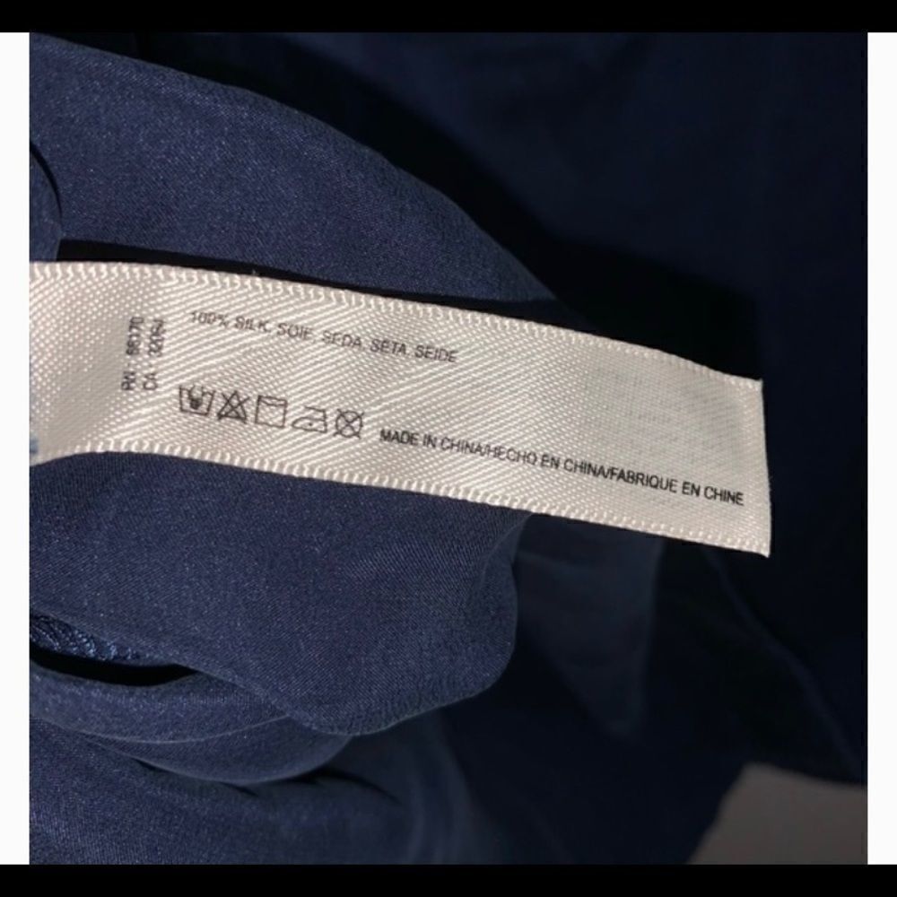NWOT Anthropologie ‘Floreat’ 100% Navy Blu… - Picture 5 of 9
